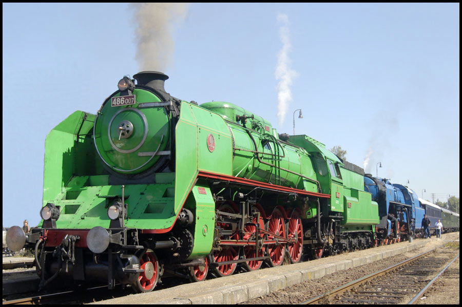 Czech Republic: Locomotives 486.007 Green Anton and 498.002 Albatross.